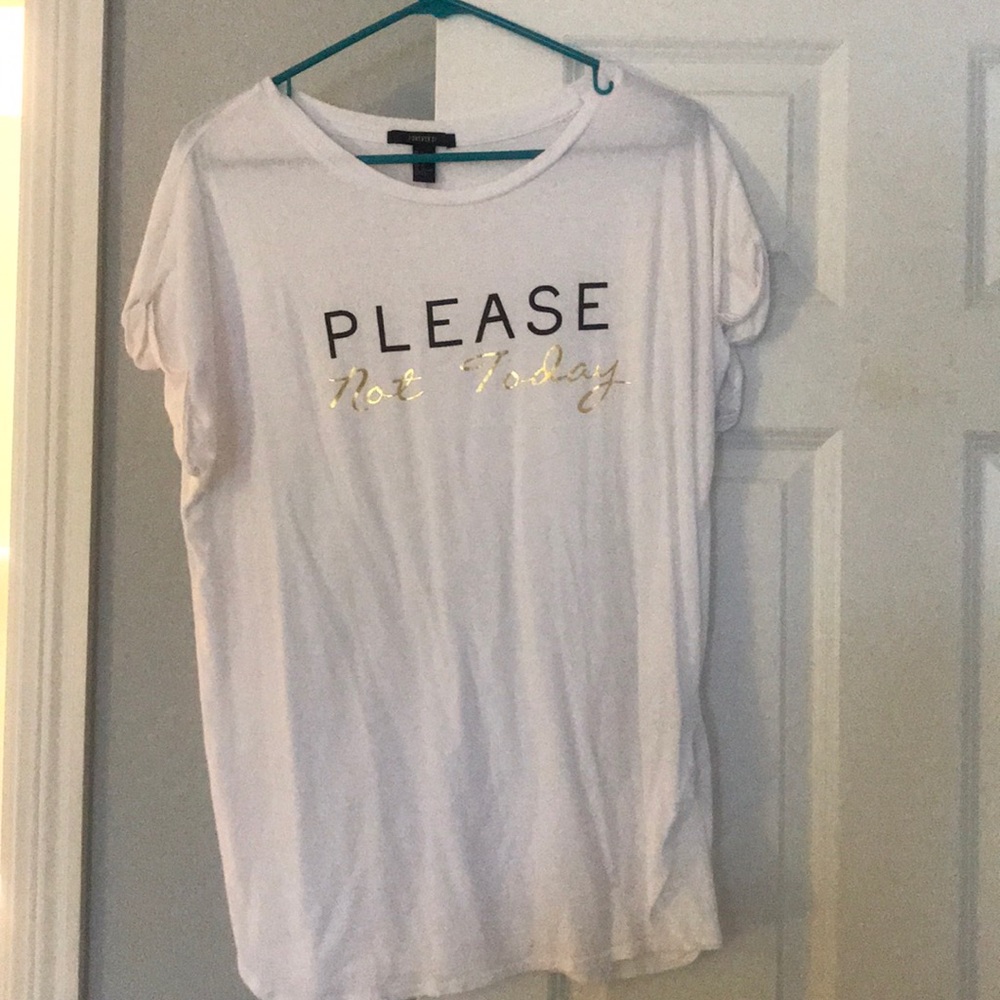 White Tee w/ Print on front